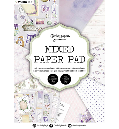 SL-ES-MPP03 - StudioLight - SL Mixed Paper Pad Pattern paper Essentials nr.3