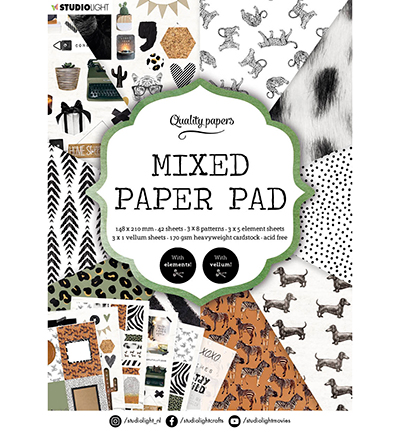 SL-ES-MPP05 - StudioLight - SL Mixed Paper Pad Pattern paper Essentials nr.5