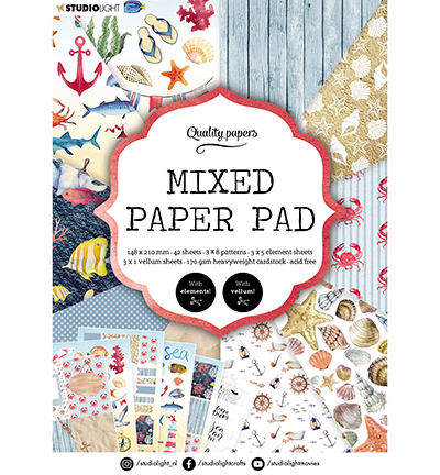 SL-ES-MPP07 - StudioLight - SL Mixed Paper Pad Pattern paper Essentials nr.7