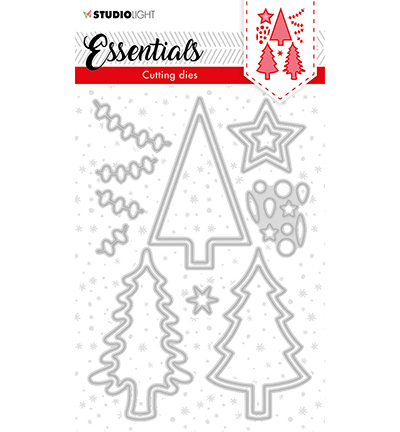 SL-ES-CD61 - StudioLight - SL Cutting Die Christmas Trees Essentials nr.61