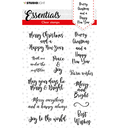 SL-ES-STAMP88 - StudioLight - SL Clear stamp Christmas Handletter Merry Christmas ENG Essentials nr.88