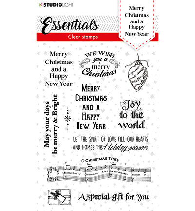 SL-ES-STAMP86 - StudioLight - SL Clear stamp Christmas Merry Christmas ENG Essentials nr.86
