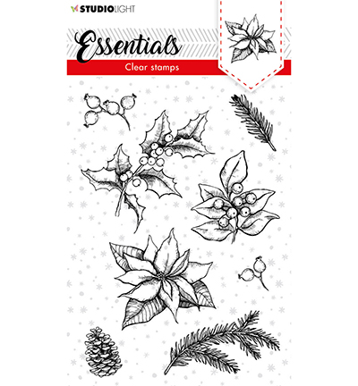 SL-ES-STAMP94 - StudioLight - SL Clear stamp Christmas Twigs Essentials nr.94