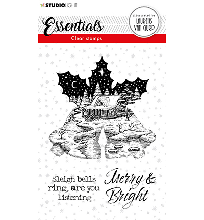 BL-ES-STAMP114 - StudioLight - BL Clear stamp Christmas Bells Essentials nr.114