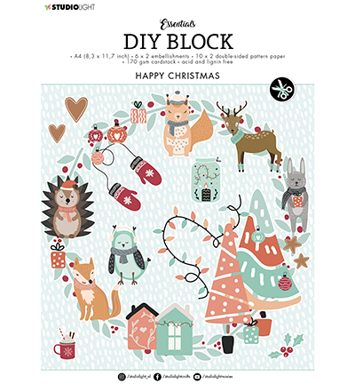 SL-ES-DCB12 - StudioLight - SL DIY Block Happy Christmas Essentials nr.12
