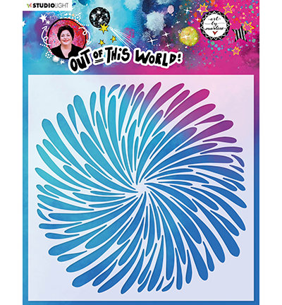 ABM-OOTW-MASK47 - Art by Marlene - ABM Mask Wheel of drops Out Of This World nr.47