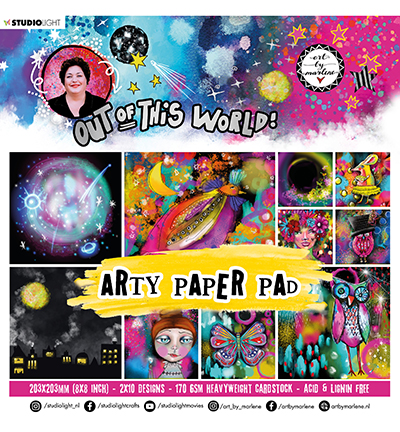 ABM-OOTW-PP16 - Art by Marlene - ABM Paper pad Out Of This World nr.16