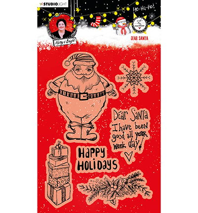 ABM-ES-STAMP84 - Art by Marlene - ABM Clear Stamp Christmas Dear Santa Essentials nr.84
