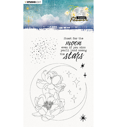 SL-MFL-STAMP132 - StudioLight - SL Clear Stamp Shoot for the Moon Moon Flower Collection nr.132