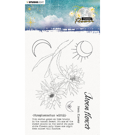 SL-MFL-STAMP134 - StudioLight - SL Clear Stamp Strophocactus Wittii Moon Flower Collection nr.134