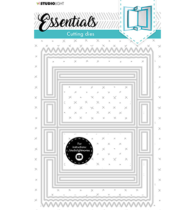 SL-ES-CD125 - StudioLight - SL Cutting Die Storybook folder cardshape Essentials nr.125
