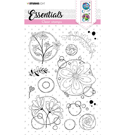 SL-ES-STAMP118 - StudioLight - Quirky top flowers Essentials nr.118