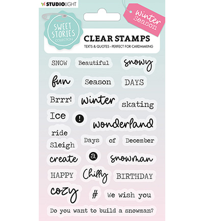 SL-SS-STAMP163 - StudioLight - Quotes small Winter Season Sweet Stories nr.163