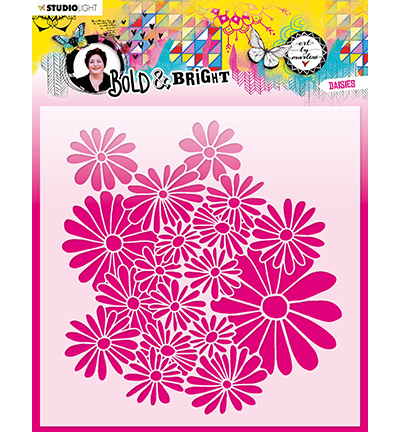ABM-BB-MASK64 - Art by Marlene - Daisies Bold and Bright nr.64