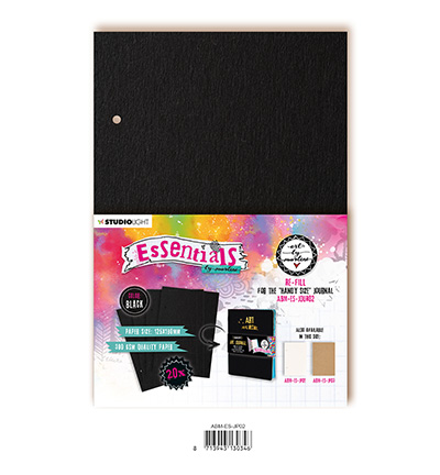 ABM-ES-JP02 - Art by Marlene - Journal pages For ABM-ES-JOUR02 black Essentials nr.02