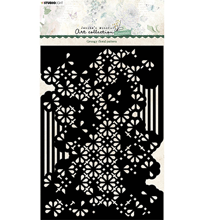 JMA-ES-MASK78 - Jenines - Grungy floral pattern Essentials nr.78