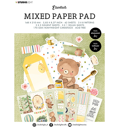 SL-ES-MPP11 - StudioLight - Mixed Paper Pad Pattern paper Essentials nr.11