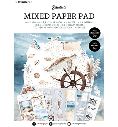 SL-ES-MPP13 - StudioLight - Mixed Paper Pad Pattern paper Essentials nr.13