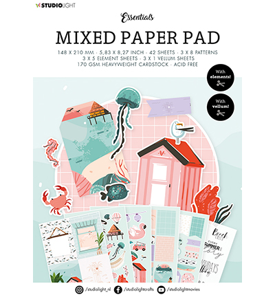 SL-ES-MPP14 - StudioLight - Mixed Paper Pad Pattern paper Essentials nr.14