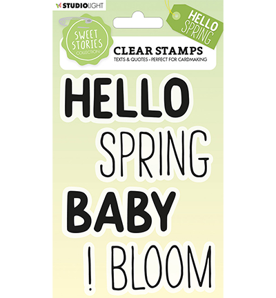 SL-SS-STAMP214 - StudioLight - Quotes large Hello Spring Sweet Stories nr.214