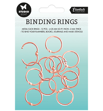 SL-ES-RING04 - StudioLight - Binding click rings Rose Essentials nr.04
