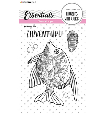 BL-ES-STAMP256 - StudioLight - Adventure fish Essentials nr.256