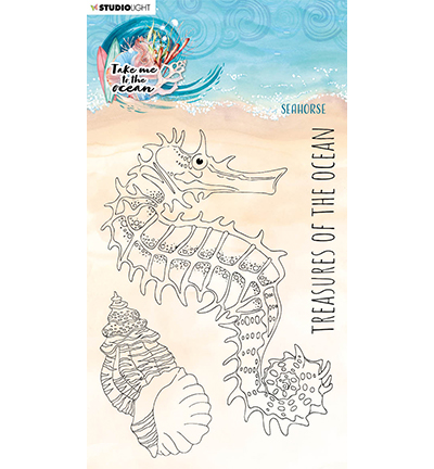 SL-TO-STAMP218 - StudioLight - Seahorse Take me to the Ocean nr.218