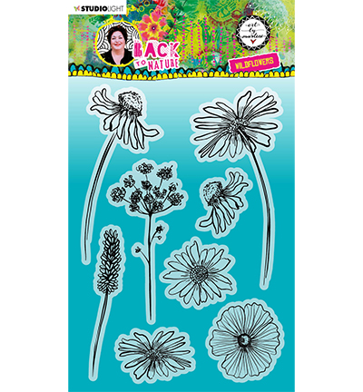 ABM-BTN-STAMP150 - Art by Marlene - Wildflowers Back To Nature nr.150