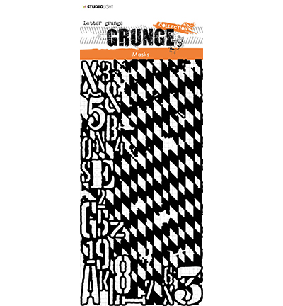 SL-GR-MASK110 - StudioLight - Letter grunge Grunge Collection nr.110