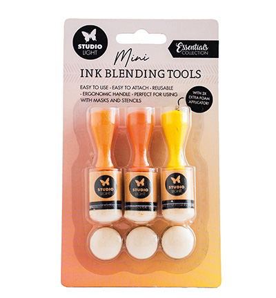 SL-ES-INKAP03 - StudioLight - SL 3 Ink Blending Tools + 3 replacement foam pads nr.03