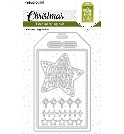 SL-ES-CD251 - StudioLight - Christmas tag shaker Essentials nr.251