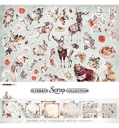 SL-USC-PS10 - StudioLight - Background paper Ultimate Scrap Christmas Collection nr.10