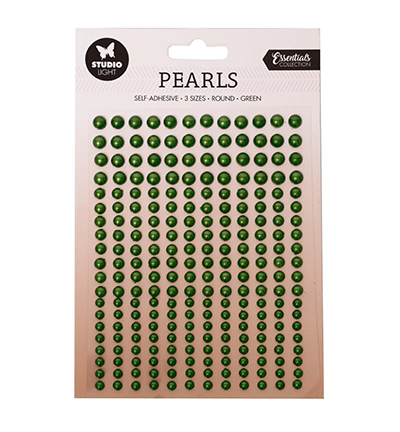 SL-ES-PEARL18 - StudioLight - Dark green pearls Essentials nr.18