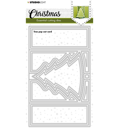 SL-ES-CD258 - StudioLight - Christmas Tree pop out card Essentials nr.258