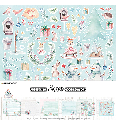 SL-USC-PS11 - StudioLight - Background paper Ultimate Scrap Christmas Collection nr.11
