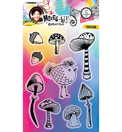 ABM-MUC-STAMP285 - Art by Marlene - Toadstoal Mixed-Up Collection nr.285