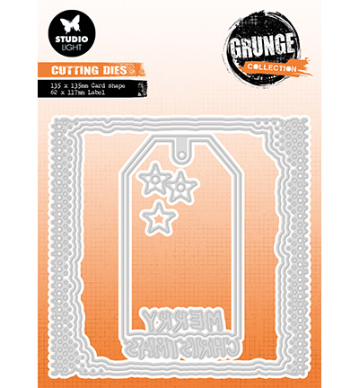 SL-GR-CD434 - StudioLight - Card shape Grunge Collection nr.434