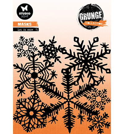 SL-GR-MASK158 - StudioLight - Let it snow Grunge Collection nr.158