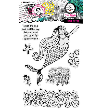 ABM-SI-STAMP403 - Art by Marlene - Smell the sea Signature Collection nr.403