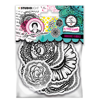 ABM-SI-PE01 - Art by Marlene - Elements Fabulous florals Signature Collection nr.01