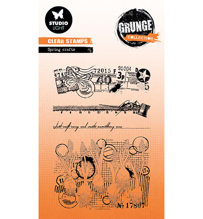 SL-GR-STAMP398 - StudioLight - Spring crafts Grunge collection nr.398