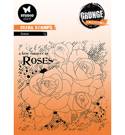 SL-GR-STAMP401 - StudioLight - Roses Grunge collection nr.401