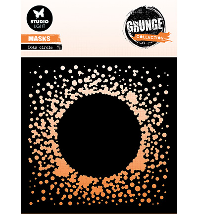 SL-GR-MASK181 - StudioLight - Dot circles Grunge collection nr.181