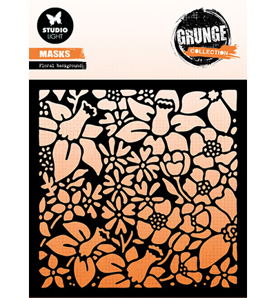 SL-GR-MASK182 - StudioLight - Floral background Grunge collection nr.182