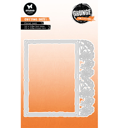 SL-GR-CD501 - StudioLight - Floral card Grunge collection nr.501