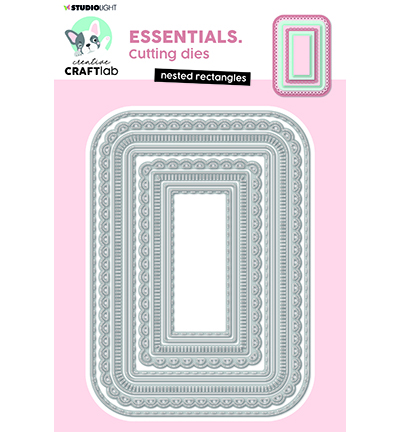 CCL-ES-CD524 - CraftLab - Nested rectangles Essentials nr.524