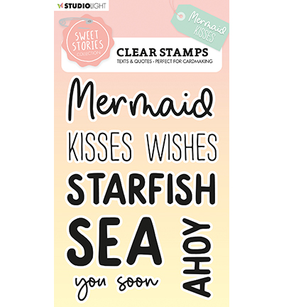 SL-SS-STAMP441 - StudioLight - Quotes large Mermaid kisses Sweet Stories nr.441