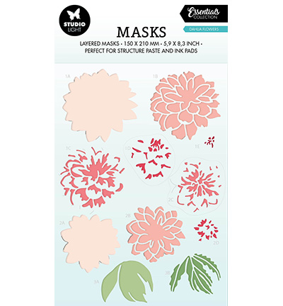 SL-ES-MASK195 - StudioLight - Dahlia flowers Essentials nr.195