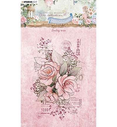 JMA-RM-STAMP481 - Jenines - Sending roses Romantic Moments nr.481