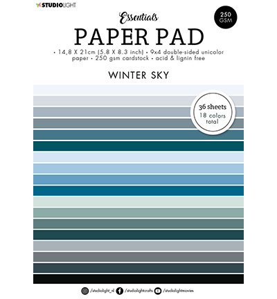 SL-ES-PP100 - StudioLight - Paper Winter Sky Essentials nr.100